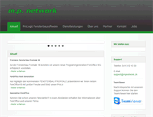 Tablet Screenshot of mpnetwork.ch